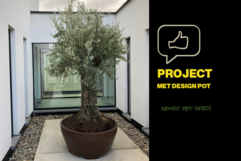 project met design bloempot